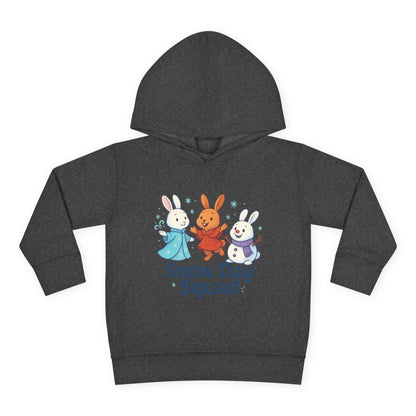 Snow Day Squad Toddler Hoodie – Winter Bunny Sweatshirt for Kids | Cozy Youth Rabbit Apparel | Cold Weather Buns