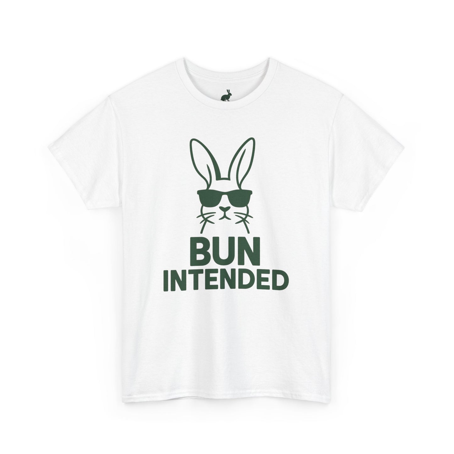 Bun Intended Rabbit in Sunglasses T-Shirt – Unisex Graphic Bunny Tee - Humorous Pun Shirt