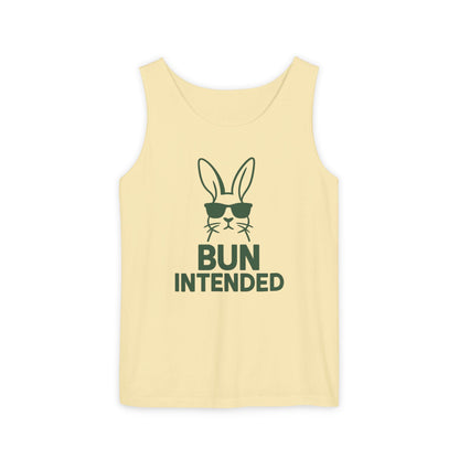 “Bun Intended” Funny Rabbit Tank Top – Unisex Summer Bunny Shirt