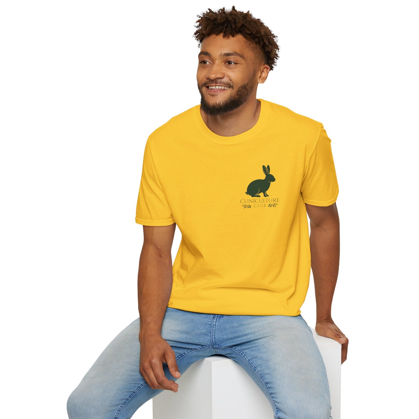 Cuniculture Club Classic Mini Logo Tee – CC Merch Collection Essential - Unisex Softstyle T-Shirt