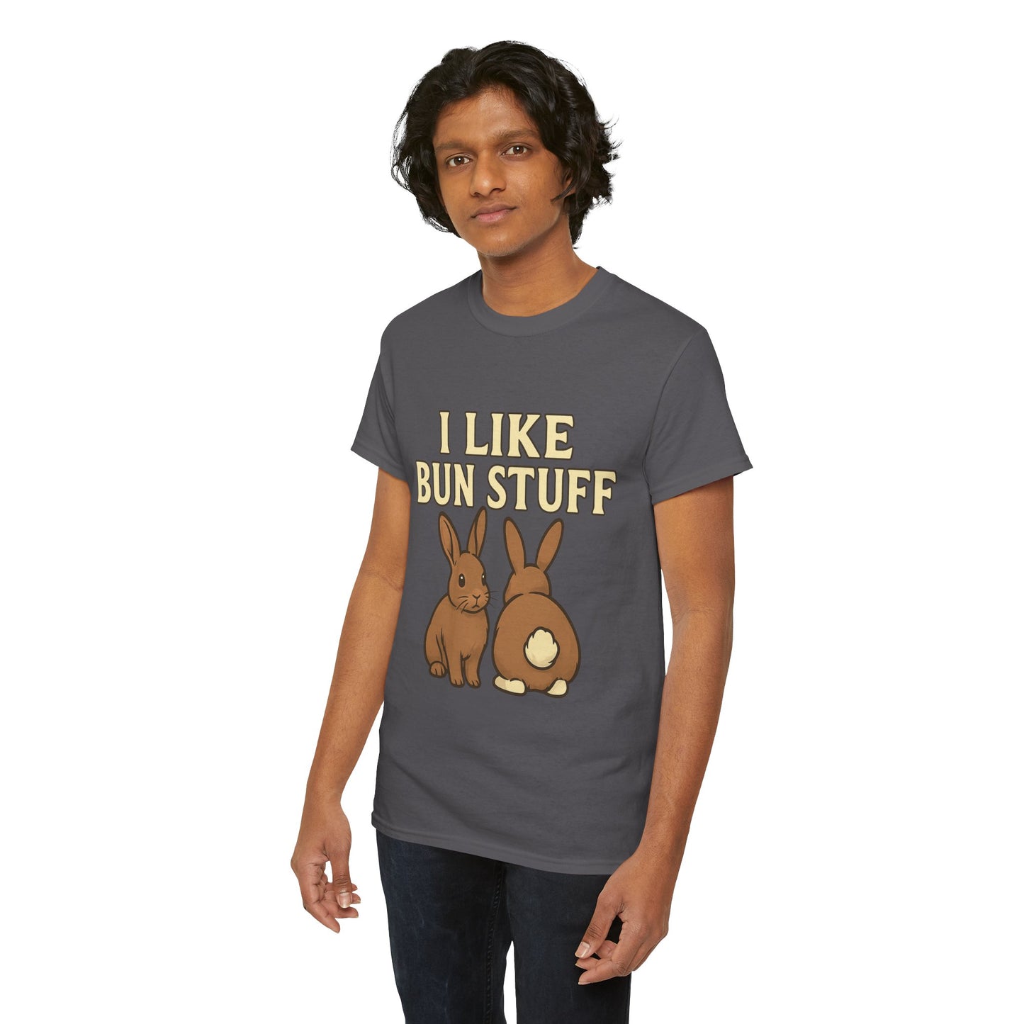 I Like Bun Stuff Tee - Rabbit T-Shirt - Gift for Bunny Lovers - Funny Animal Apparel - Bun Pun