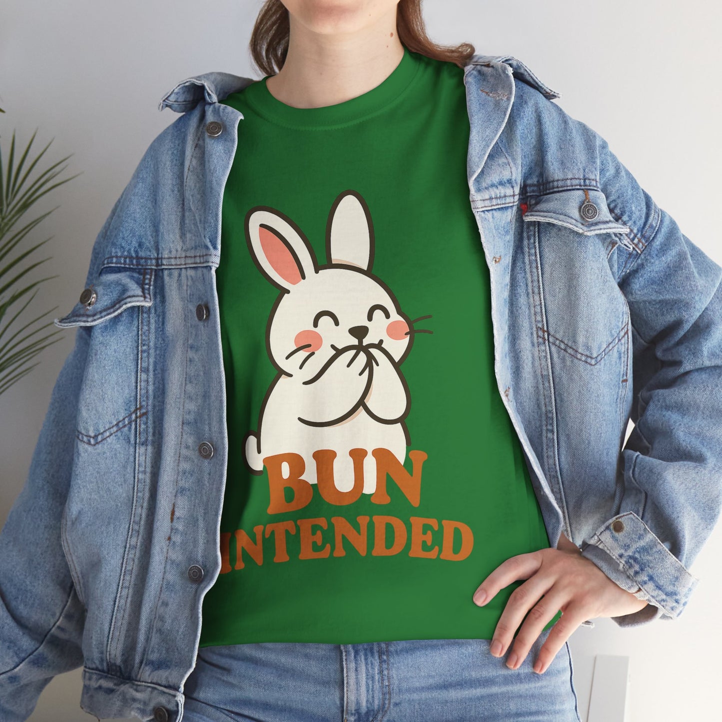 Cute Bunny Graphic Tee - Unisex Heavy Cotton Tee, Animal Lover Shirt, Easter Gift, Funny T-Shirt, Spring Fashion