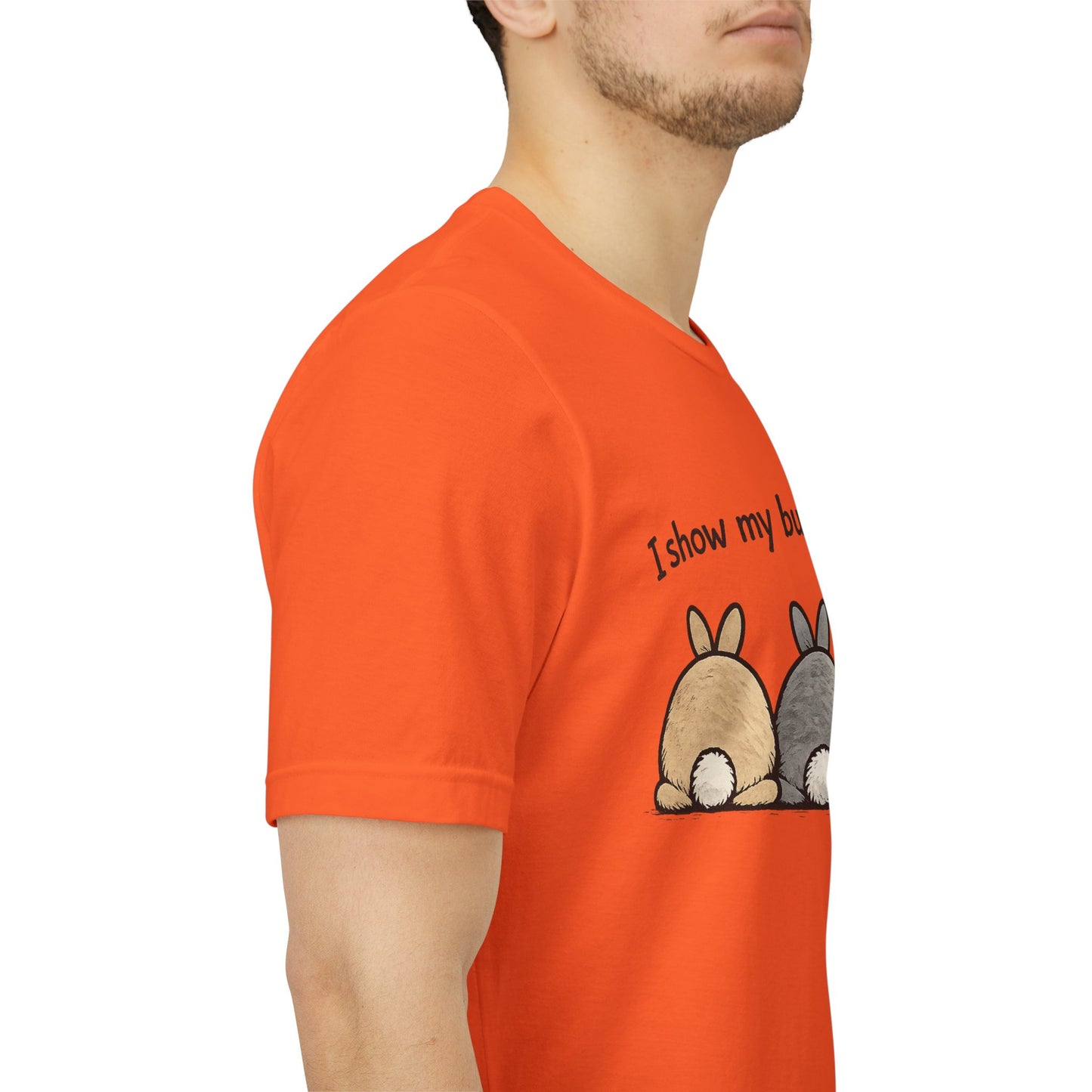 "I Show My Buns in Public" T-Shirt – Rabbit Show Exhibitor Tee | Funny Unisex Bunny Apparel