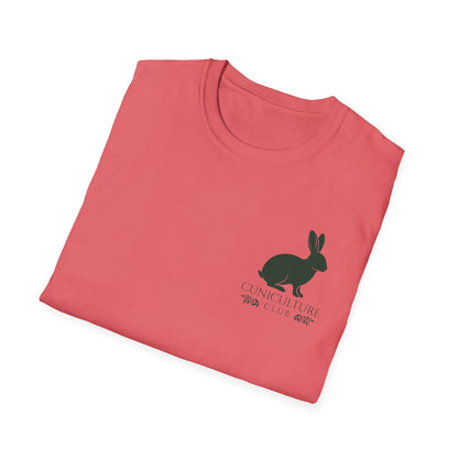 Cuniculture Club Classic Mini Logo Tee – CC Merch Collection Essential - Unisex Softstyle T-Shirt